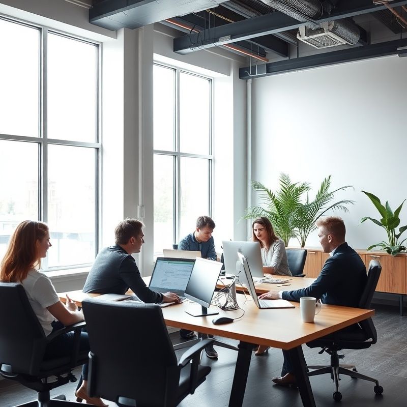 Das Studydistrict-Team im Kölner Büro